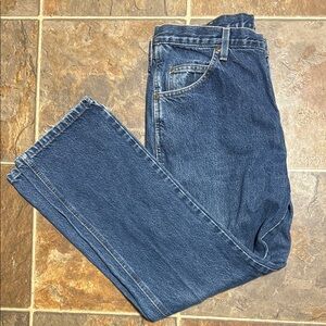 Wrangler Blue Relaxed Fit Jeans with Classic Stitching